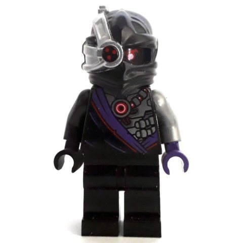Minifigurka LEGO Nindroid with Dual Sided Head, Wraps (Legacy)