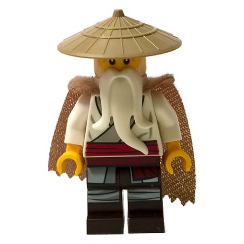 Minifigurka LEGO Master Wu with Fuzzy Cape
