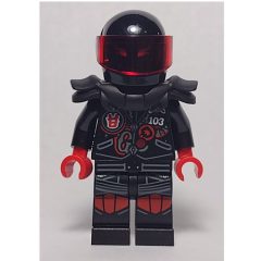 Minifigurka LEGO Mr. E with Helmet with Trans-Red Visor