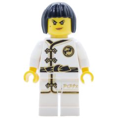 Minifigurka LEGO Nya in White Training Gi with Bob Cut Hair