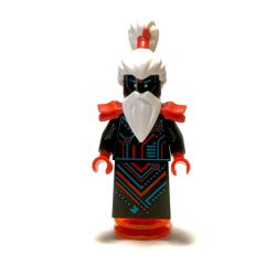 Minifigurka LEGO Unagami with Trans-Neon Orange Base