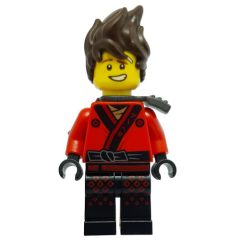 Minifigurka LEGO Kai with Hair and Shoulder Armor (LEGO Ninjago Movie)