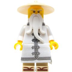 Minifigurka LEGO Master Wu in White Robes (LEGO Ninjago Movie)