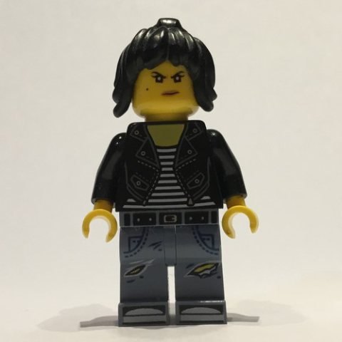 Minifigurka LEGO Nya in Leather Jacket