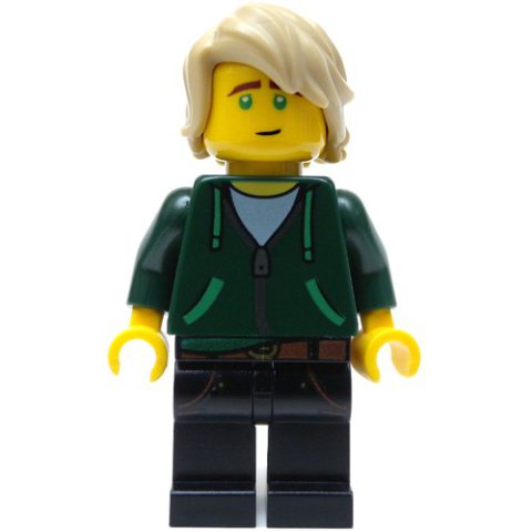 Minifigurka LEGO Lloyd Garmadon in Dark Green Hoodie