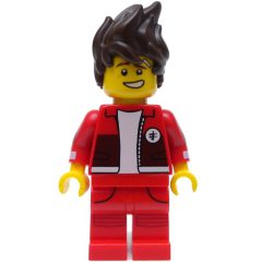 Minifigurka LEGO Kai with Hair and Open Red Jacket (LEGO Ninjago Movie)