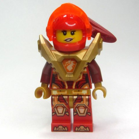 Minifigurka LEGO Macy Halbert with Pearl Gold Armor