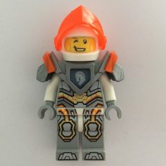 Minifigurka LEGO Lance Richmond with Trans-Neon Orange Visor and Shoulder Armor