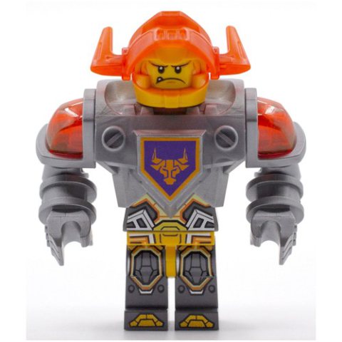 Minifigurka LEGO Axl with Trans-Neon Orange Visor