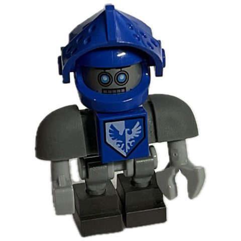 Minifigurka LEGO Clay Bot with Blue Helmet and Visor
