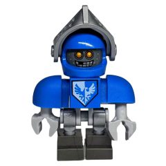 Minifigurka LEGO Clay Bot with Blue Helmet with Silver Visor