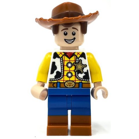Minifigurka LEGO Woody, Scared / Happy