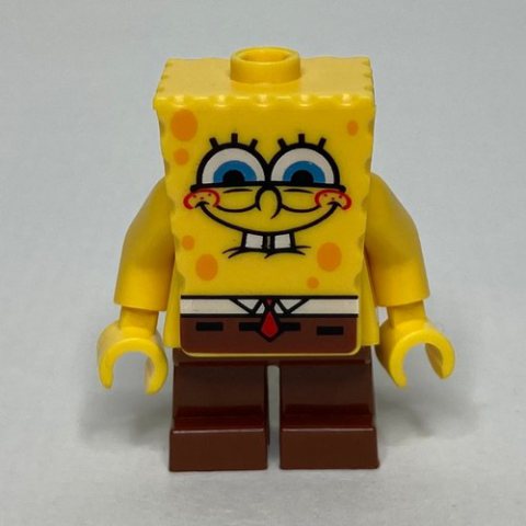 Minifigurka LEGO SpongeBob Squarepants with Smile and Red Cheeks
