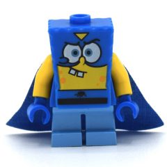 Minifigurka LEGO SpongeBob Squarepants in Super Hero Outfit