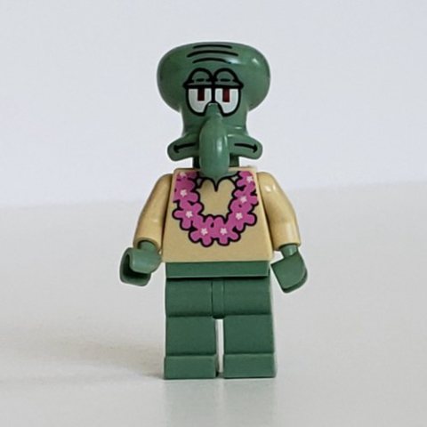 Minifigurka LEGO Squidward Tentacles with Lei