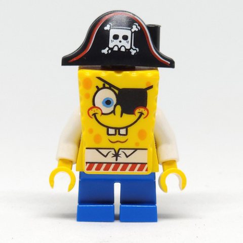 Minifigurka LEGO SpongeBob Squarepants in Pirate Outfit