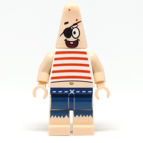 Minifigurka LEGO Patrick Star in Pirate Outfit