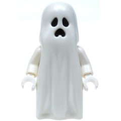 Minifigurka LEGO Ghost with Open Mouth and Brick Built Legs