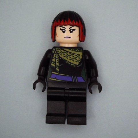 Minifigurka LEGO Karai with Dark Red and Black Hair (2014 Movie)
