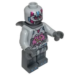 Minifigurka LEGO The Kraang with Light Bluish Gray Armor and Neck Bracket with Horn