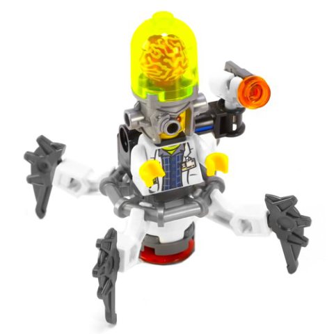 Minifigurka LEGO Professor Brainstein with Mechanical Spider Legs