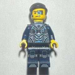 Minifigurka LEGO Agent Curtis Bolt with Neck Bracket