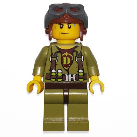 Minifigurka LEGO Hero, Pilot with Goggles