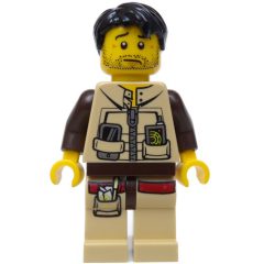 Minifigurka LEGO Hero with Jacket with Zipper