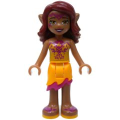 Minifigurka LEGO Azari Firedancer in Bright Light Orange Outfit