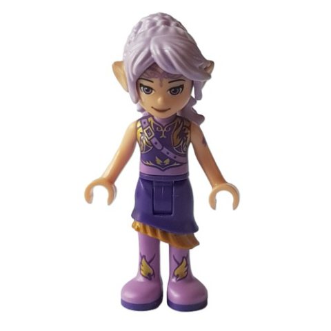 Minifigurka LEGO Aira Windwhistler in Dark Purple and Gold Outfit