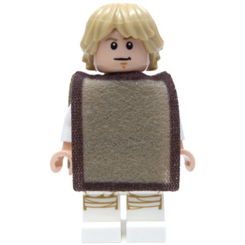 Minifigurka LEGO Luke Skywalker, White Robe, Poncho