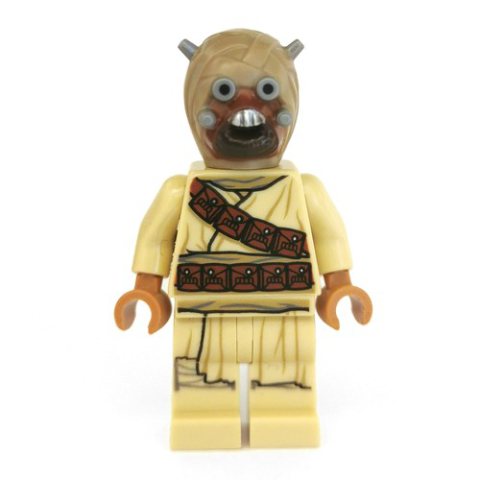 Minifigurka LEGO Tusken Raider, Head Spikes, Shoulder Belt