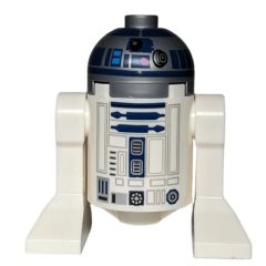 Minifigurka LEGO Astromech Droid, R2-D2, Flat Silver Dome, Dark Blue Print with Dark Pink Dots