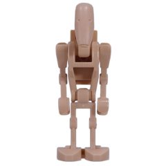 Minifigurka LEGO Battle Droid, Two Bent Arms, 1 x 2 Plate on Back