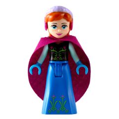 Minifigurka LEGO Anna - Magenta Hat, Cape