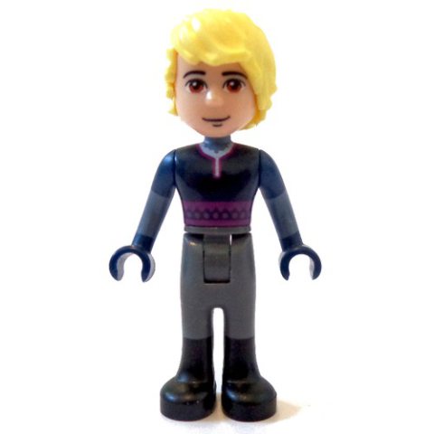 Minifigurka LEGO Kristoff - Dark Blue Jacket