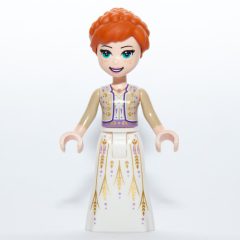 Minifigurka LEGO Anna - Tan Shirt, White Dress