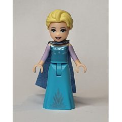 Minifigurka LEGO Elsa - Medium Azure Dress, Medium Blue Cape - Open Mouth