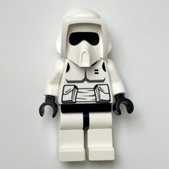 Minifigurka LEGO Scout Trooper, Plain Black Head