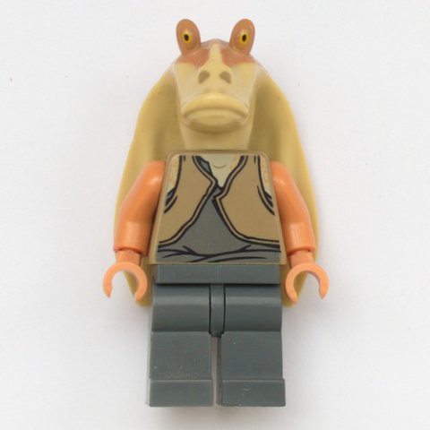 Minifigurka LEGO Jar Jar Binks, Dark Tan Torso