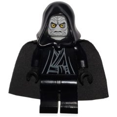 Minifigurka LEGO Emperor Palpatine, Light Bluish Gray Skin, Black Hands