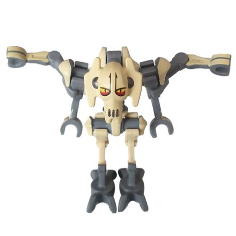 Minifigurka LEGO General Grievous, Printed, Tan