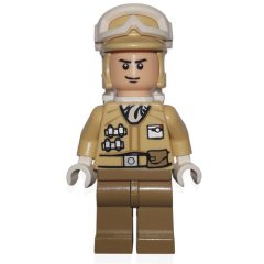Minifigurka LEGO Rebel Trooper in Hoth Uniform, Tan Hat, Black Chin Line