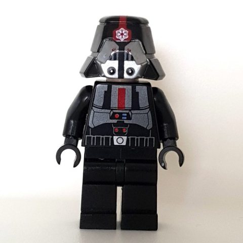Minifigurka LEGO Sith Trooper, Black, Plain Legs