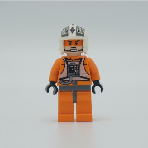 Minifigurka LEGO Dutch Vander / Rebel Pilot Y-wing, Plain Legs, Visor