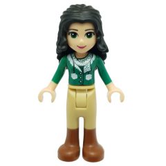 Minifigurka LEGO Emma - Green Jacket, Tan Trousers