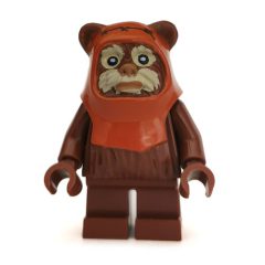Minifigurka LEGO Wicket, Ewok, Dark Orange Hood, Tan Face