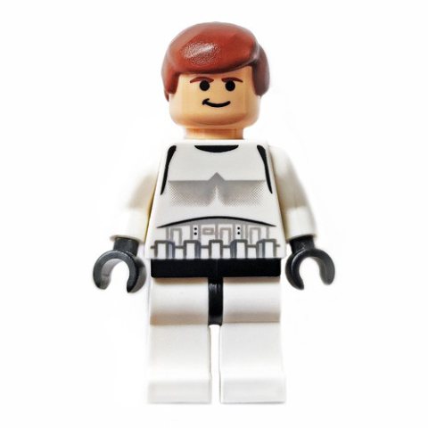 Minifigurka LEGO Han Solo, Stormtrooper Disguise, Black Eyes