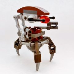 Minifigurka LEGO Droideka / Destroyer Droid, Reddish Brown Shell, Pearl Dark Gray Legs, No Back Armor