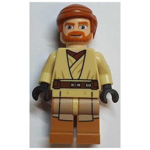 Minifigurka LEGO Obi-Wan Kenobi, Medium Nougat Legs (Clone Wars)